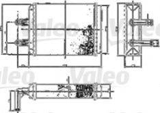 VALEO 883452 Теплообмінник, опалення салону