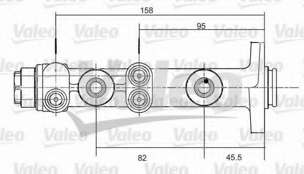 VALEO 350675 головний гальмівний циліндр