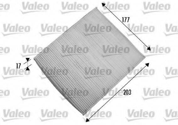 VALEO 698866 Фільтр, повітря у внутрішньому просторі