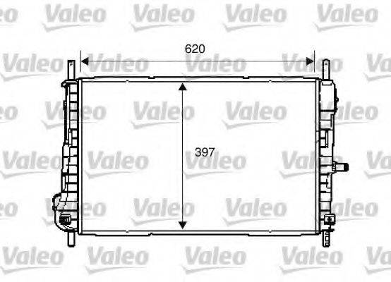 VALEO 734288 Радіатор, охолодження двигуна