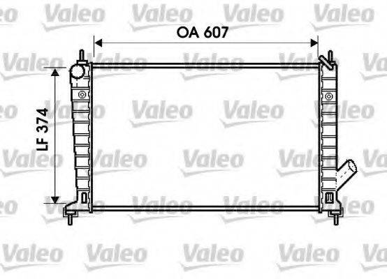 VALEO 734714 Радіатор, охолодження двигуна