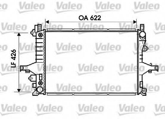 VALEO 734720 Радіатор, охолодження двигуна