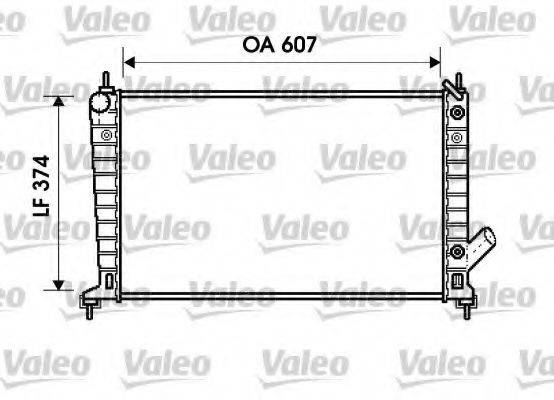 VALEO 734830 Радіатор, охолодження двигуна