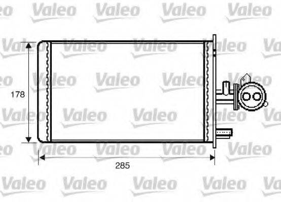 VALEO 812337 Теплообмінник, опалення салону