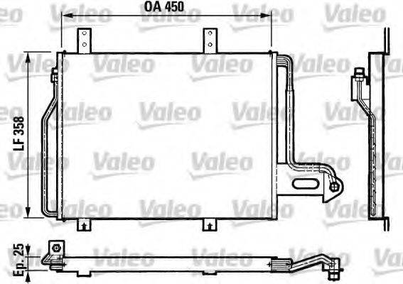 VALEO 816870 Конденсатор, кондиціонер