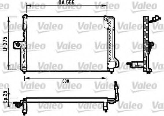 VALEO 816903 Конденсатор, кондиціонер