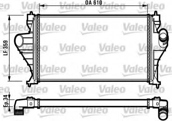 VALEO 816918 Інтеркулер