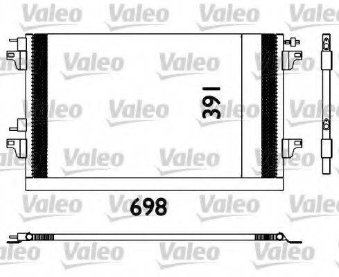 VALEO 817568 Конденсатор, кондиціонер