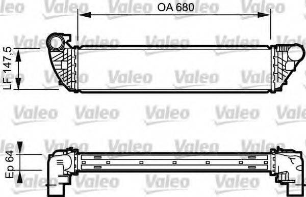 VALEO 817828 Інтеркулер