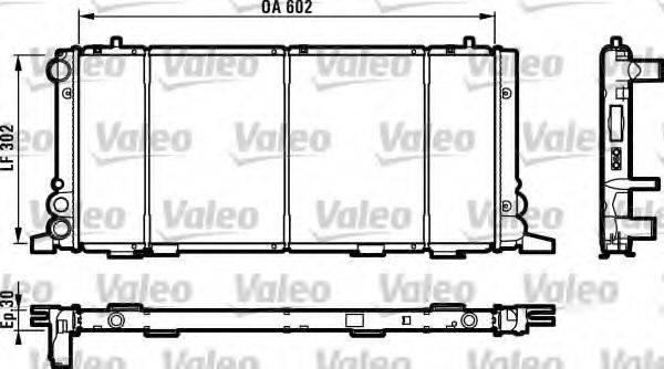 VALEO 819260 Радіатор, охолодження двигуна