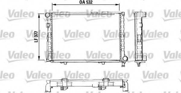 VALEO 883860 Радіатор, охолодження двигуна