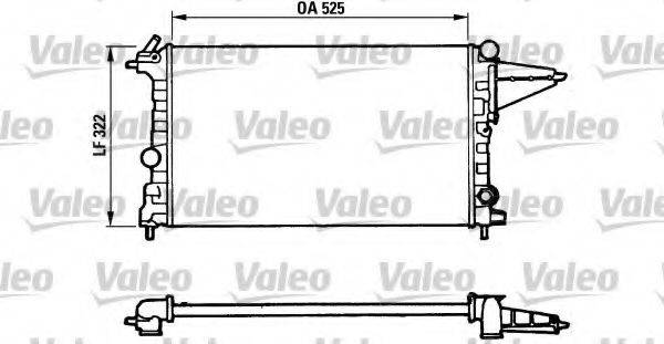 VALEO 883877 Радіатор, охолодження двигуна