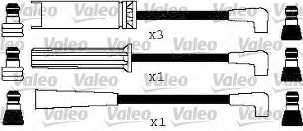 VALEO 346234 Комплект дротів запалювання