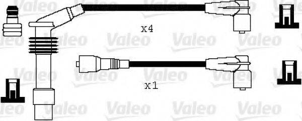 VALEO 346010 Комплект дротів запалювання