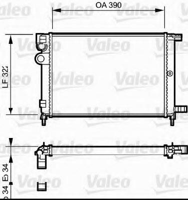 VALEO 731177 Радіатор, охолодження двигуна