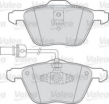 VALEO 598565 Комплект гальмівних колодок, дискове гальмо