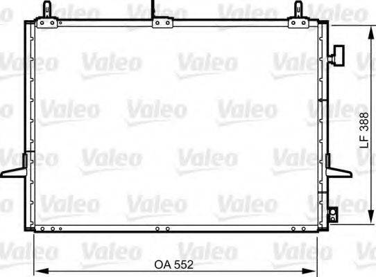 VALEO 814289 Конденсатор, кондиціонер