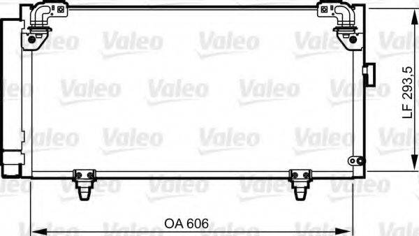 VALEO 814314 Конденсатор, кондиціонер