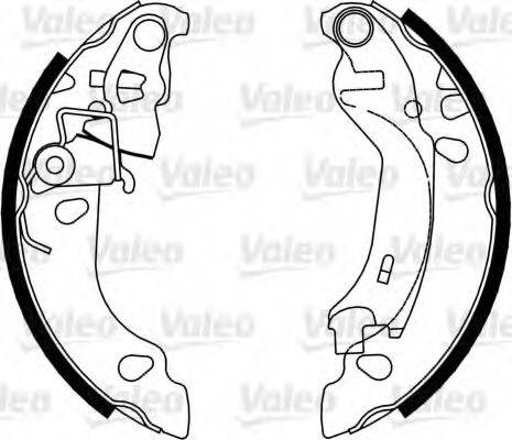 VALEO 554817 Комплект гальмівних колодок