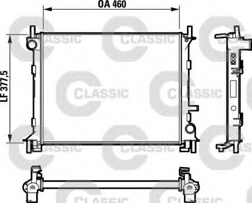 VALEO 232731 Радіатор, охолодження двигуна