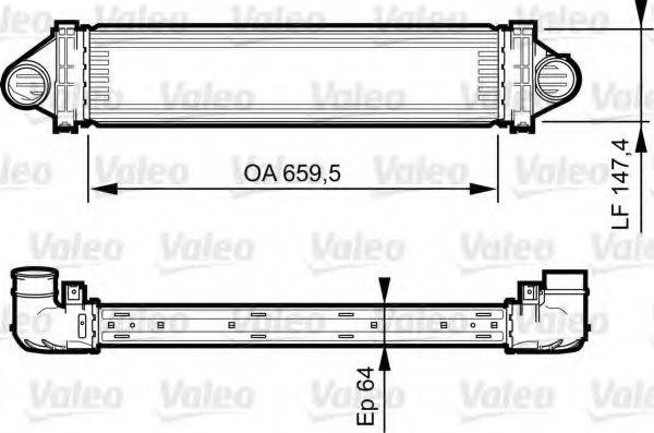 VALEO 818240 Інтеркулер