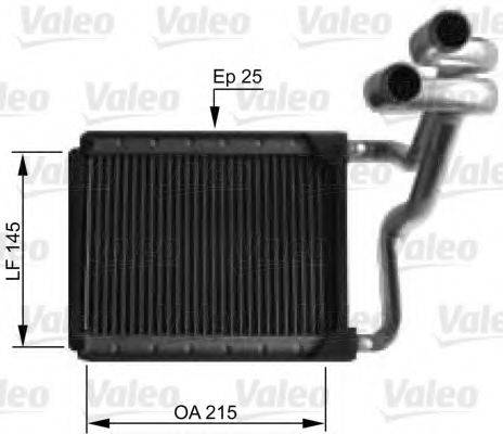 VALEO 812441 Теплообмінник, опалення салону