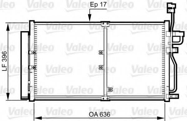 VALEO 814359 Конденсатор, кондиціонер