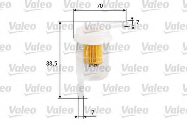 VALEO 587045 Паливний фільтр