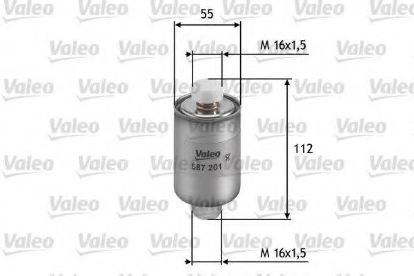 VALEO 587201 Паливний фільтр