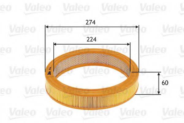 VALEO 585619 Повітряний фільтр