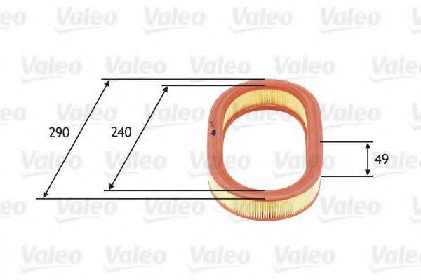 VALEO 585640 Повітряний фільтр