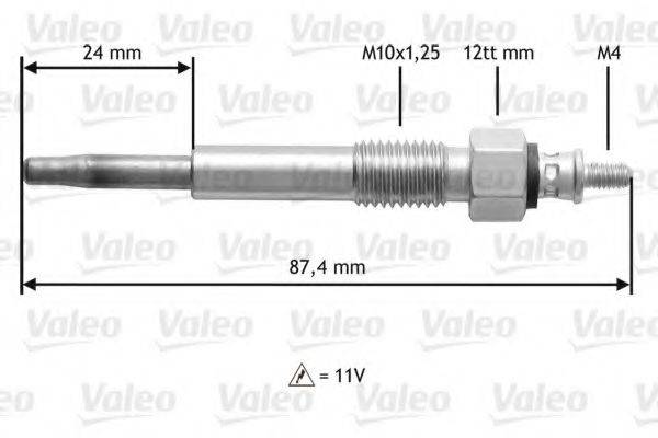 VALEO 345159 Свічка розжарювання