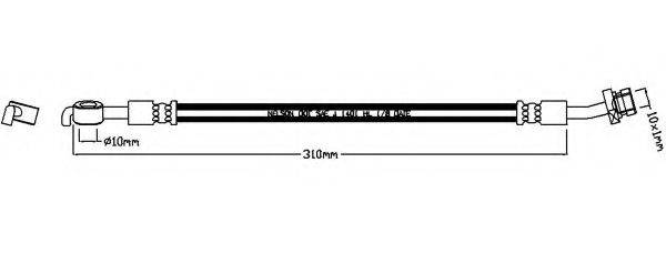 REMKAFLEX 7384 Гальмівний шланг