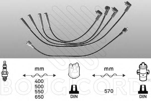BOUGICORD 4003 Комплект дротів запалювання