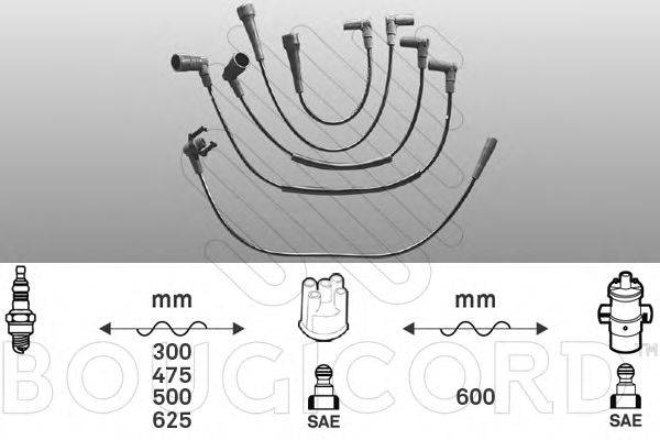 BOUGICORD 1416 Комплект дротів запалювання