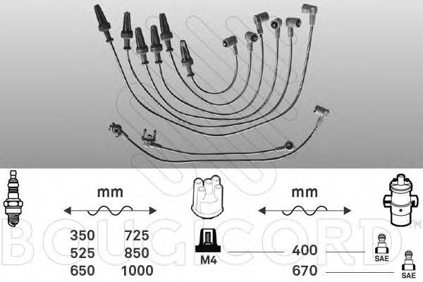 BOUGICORD 1417 Комплект дротів запалювання