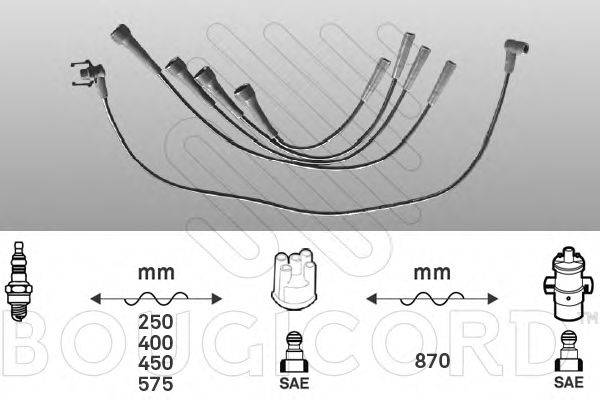 BOUGICORD 4474 Комплект дротів запалювання