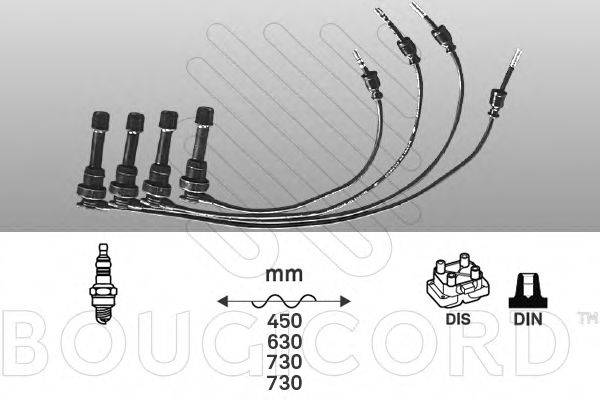 BOUGICORD 7172 Комплект дротів запалювання