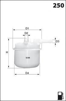 MECAFILTER ELE3538 Паливний фільтр