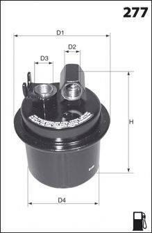 MECAFILTER ELE6024 Паливний фільтр