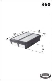 MECAFILTER ELP3806 Повітряний фільтр