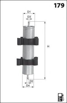 MECAFILTER ELG5460 Паливний фільтр