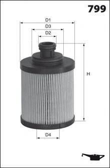 MECAFILTER ELH4424 Масляний фільтр