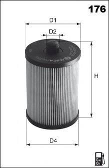 MECAFILTER ELH4443 Масляний фільтр