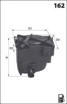 MECAFILTER ELG5297 Паливний фільтр