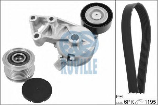 RUVILLE 5571680 Полікліновий ремінний комплект