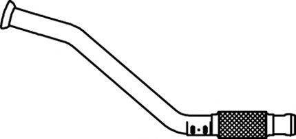 DINEX 56111 Труба вихлопного газу