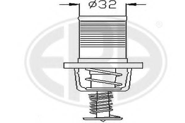 ERA 350056 Термостат, охолоджуюча рідина