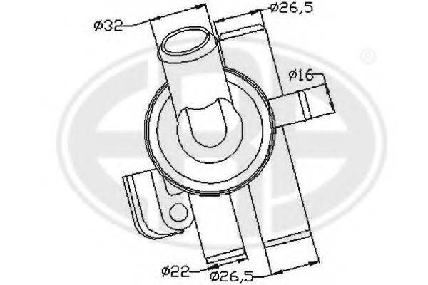 ERA 350100 Термостат, охолоджуюча рідина