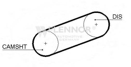 FLENNOR 4090 Ремінь ГРМ
